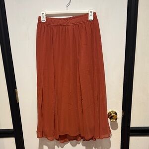 Abercrombie & Fitch Terracotta A-Line Skirt